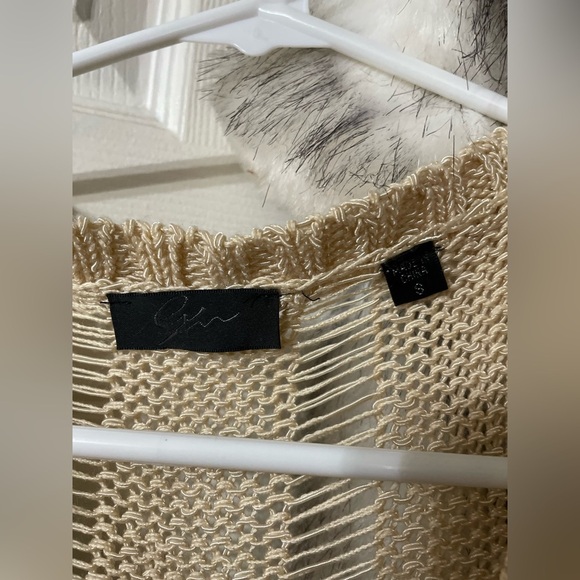 Cyrus Crochet Mesh Knit Vest Tank Bathing Suit Cover - Picture 2 of 16